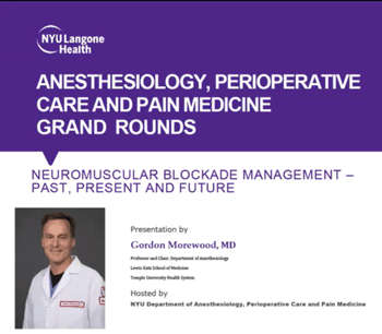 Morewood Grand Rounds