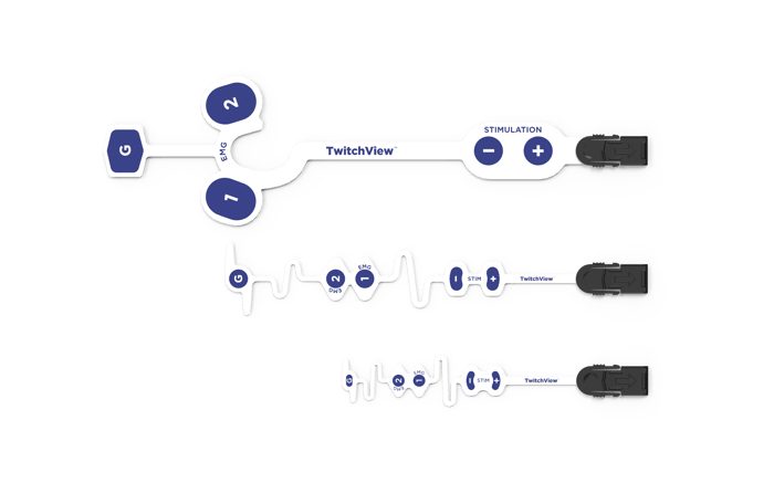 TwitchView TOF Monitor Electrodes TwitchView TOF Monitor Electrodes