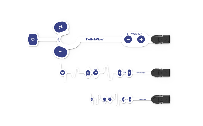 TwitchView TOF Monitor Electrodes