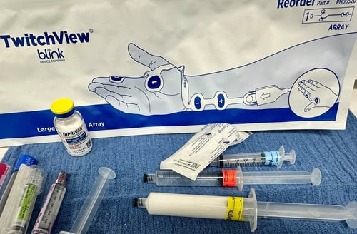 anesthesia set-up
